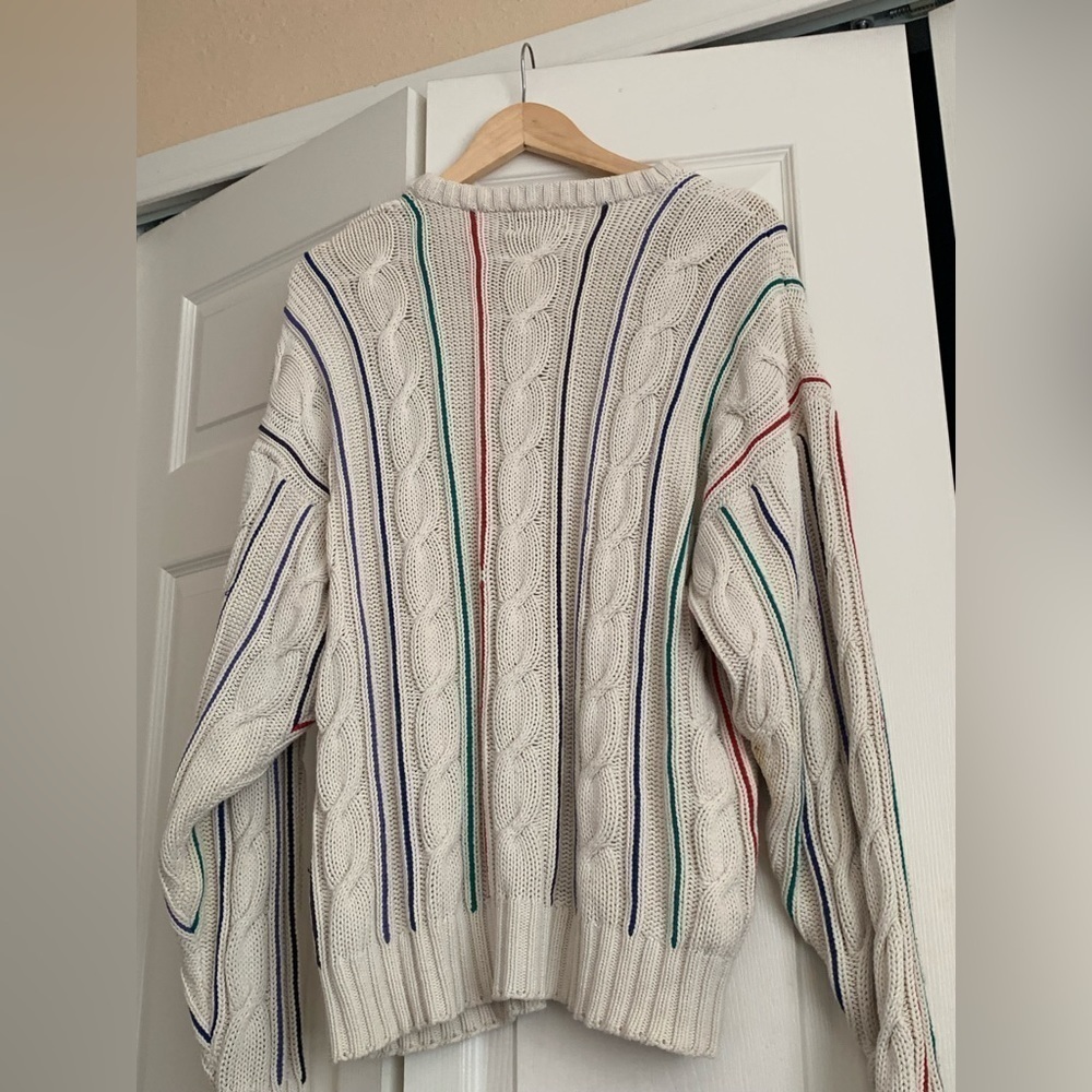 Coogi esque knit sweater